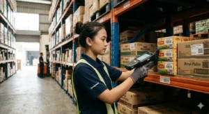 barcode scanner digunakan untuk meningkatkan akurasi stok di warehouse