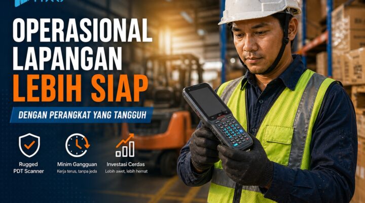 perangkat rugged digunakan di gudang dan operasional lapangan