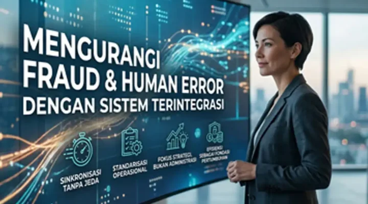 Mengurangi Fraud dan Human Error dengan Sistem Terintegrasi