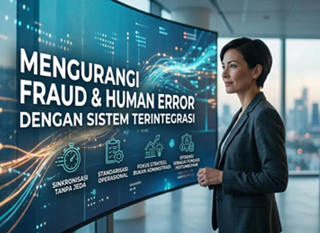 Mengurangi Fraud dan Human Error dengan Sistem Terintegrasi