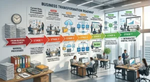 roadmap transformasi operasional bisnis dari sistem manual ke digital