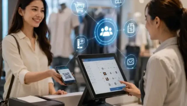 POS system modern untuk CRM dan loyalitas pelanggan bisnis retail