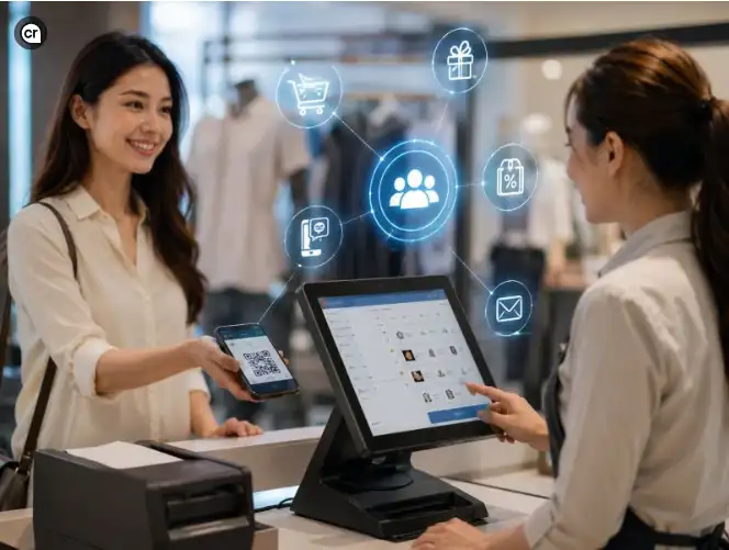 POS system modern untuk CRM dan loyalitas pelanggan bisnis retail