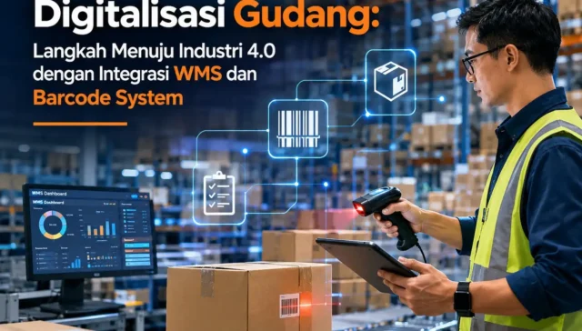 digitalisasi gudang dengan WMS dan barcode system modern