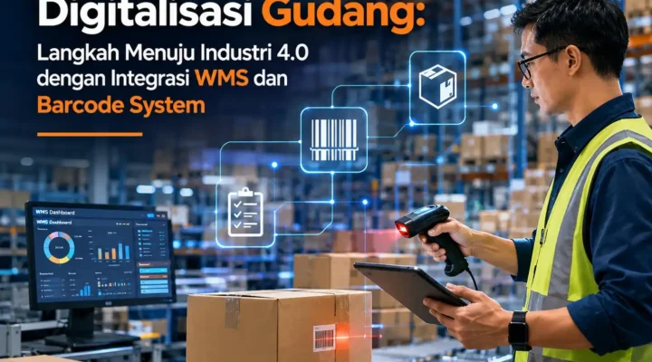 digitalisasi gudang dengan WMS dan barcode system modern