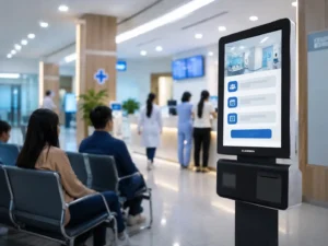 kiosk self service healthcare untuk registrasi pasien rumah sakit