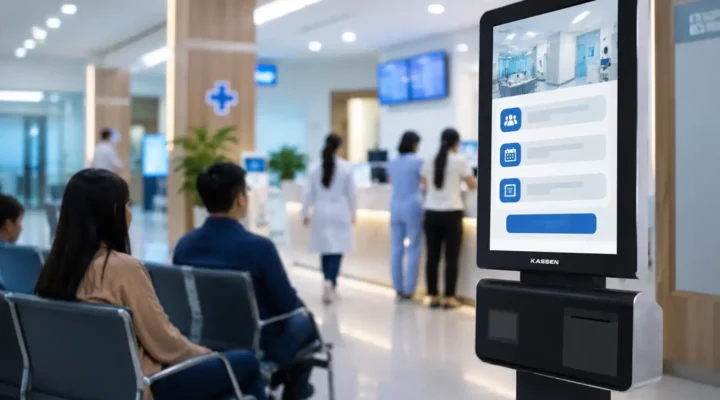 kiosk self service healthcare untuk registrasi pasien rumah sakit
